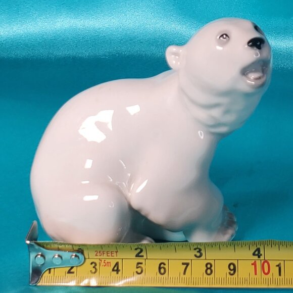 2 POLAR BEARS MATCHING PAIR USSR LOMONSOV - Picture 8 of 10